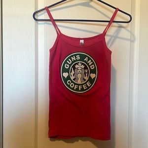 Guns and coffee tank